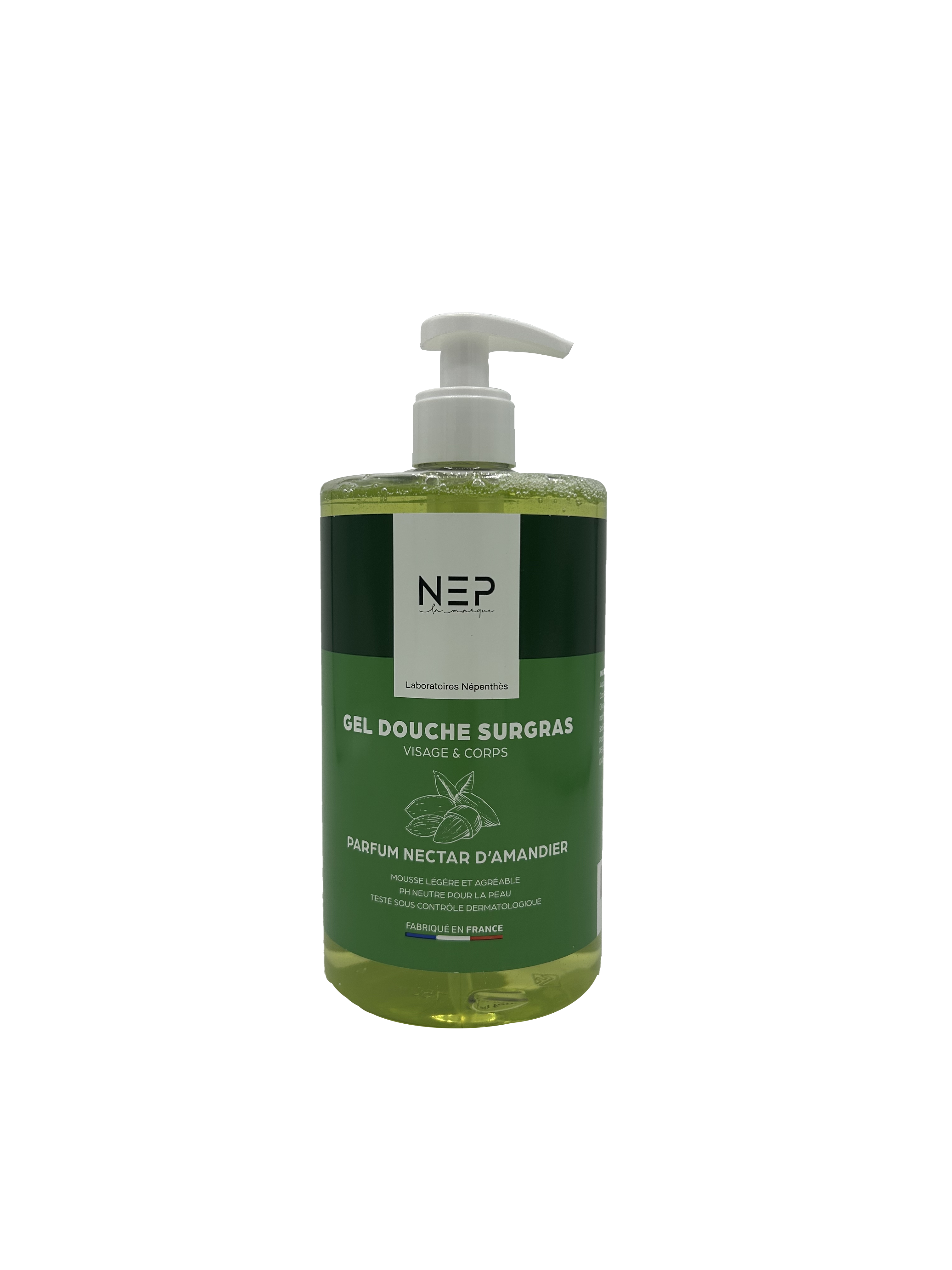 GEL DOUCHE SURGRAS AMANDE FLACON POMPE 750 ML - NEW Douche