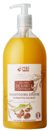 Mkl ethik shampooing douche karité fl pompe/1l mkl ethik shampooing douche karité fl pompe/1l