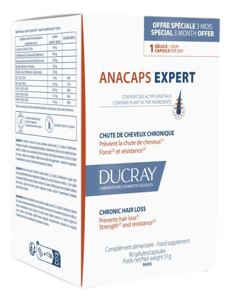 ANACAPS EXPERT Chute de cheveux chronique